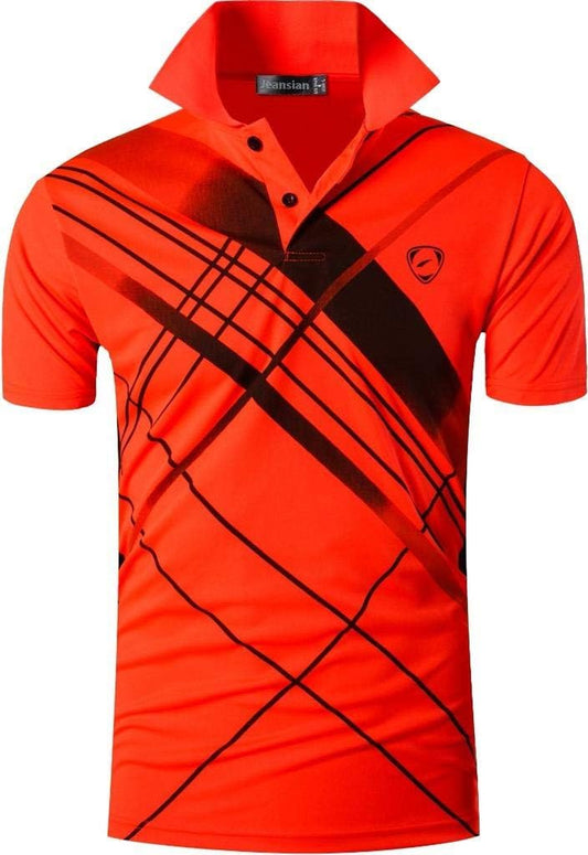 Men'S Sport Outdoor Quick Dry Short Sleeves Polo Tee T-Shirt Tops LSL195